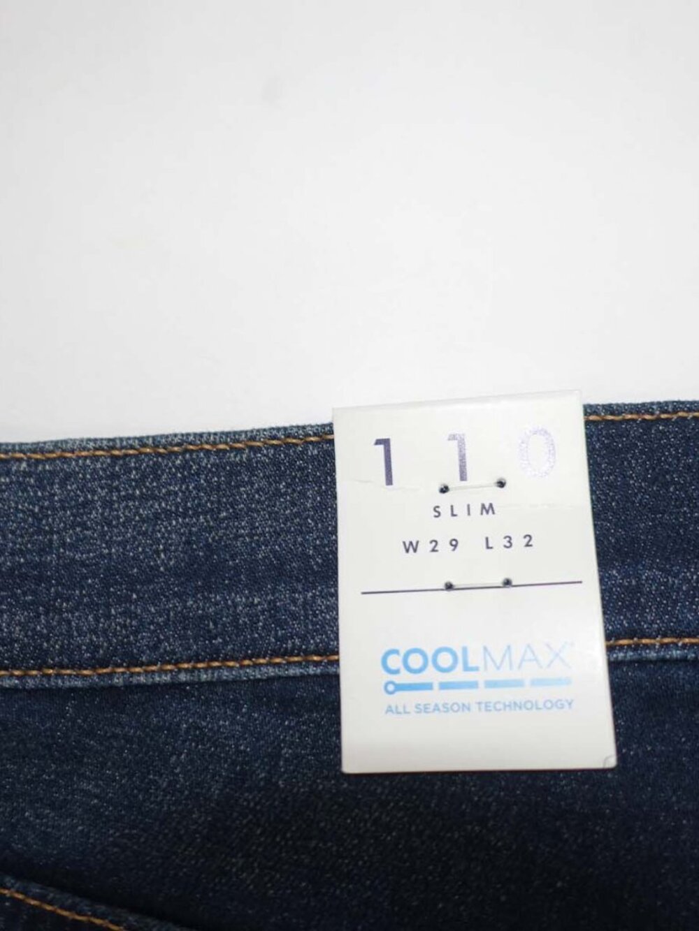 Lucky Brand Men's 110 Slim Coolmax Stretch Jeans Size 29 x 32 NWT Dark Wash - Picture 7 of 9